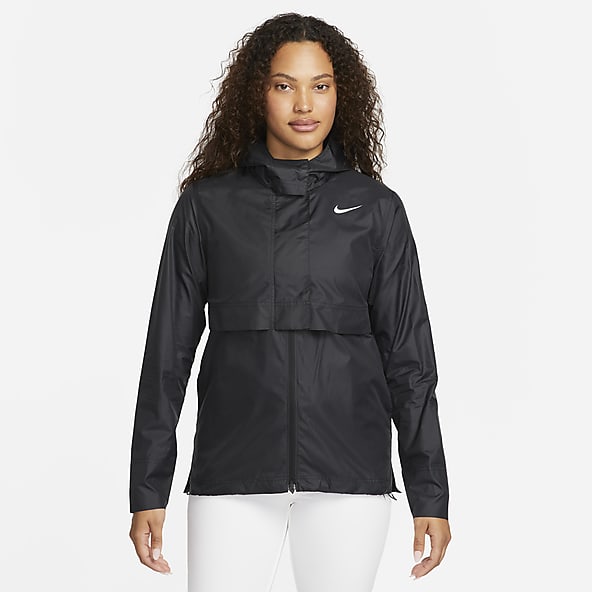 Womens Black Windbreakers. Nike